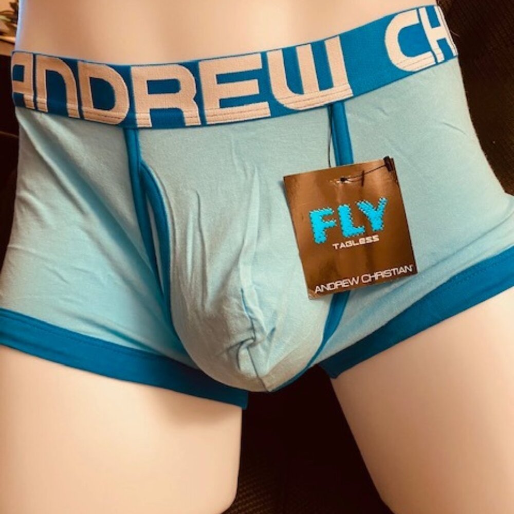 Andrew Christian Fly Tagless Boxer w/ Almost Naked